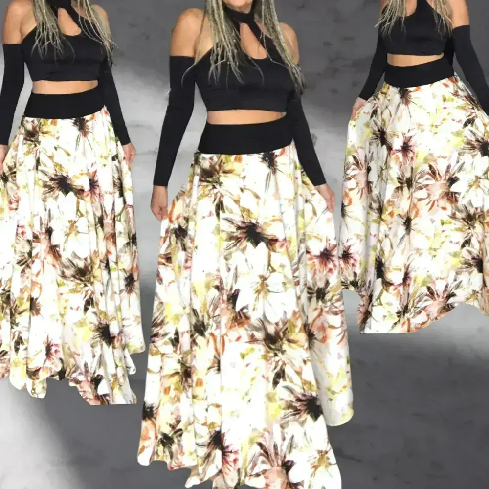 Dlouhá sukně - maxi sukně BOROS SK-L-FLWYE1